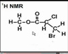 NMR of an ester