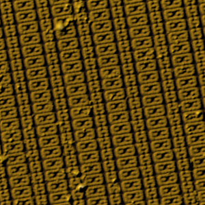 Microstructure on Si wafer